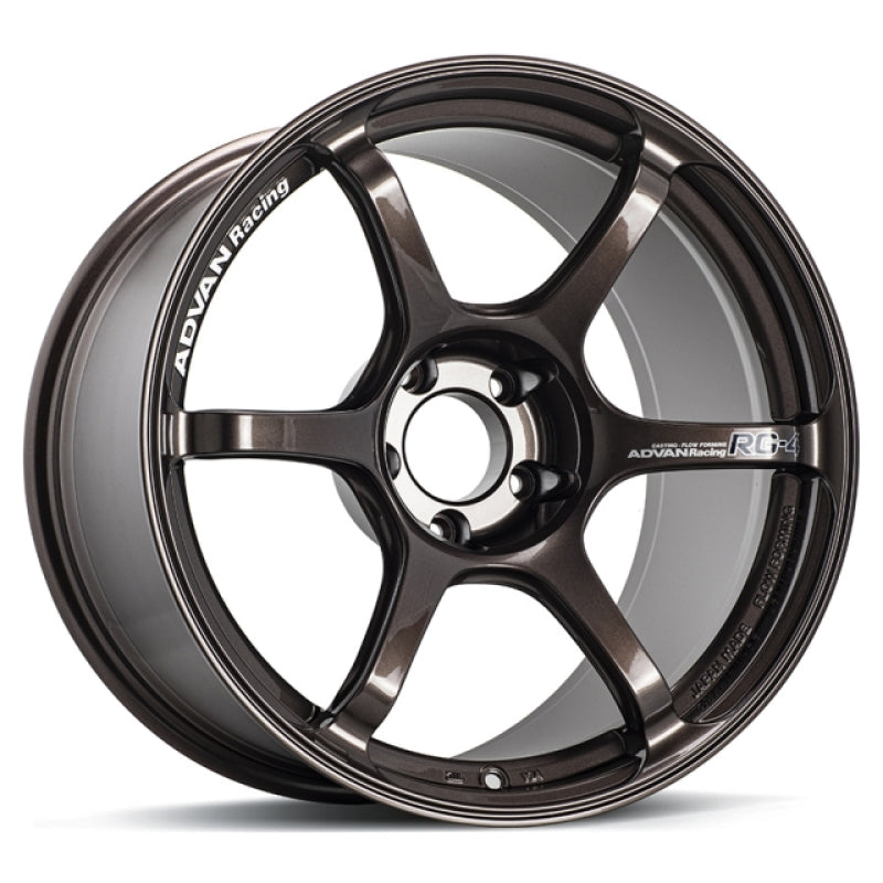 Advan YA47I35ECB RG-4 17X9.0 +35 5-114.3 Racing Copper Bronze Wheel