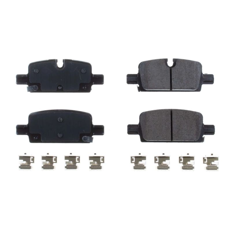 Power Stop 2019 Chevrolet Silverado 1500 Rear Z17 Evolution Ceramic Brake Pads w/Hardware PowerStop