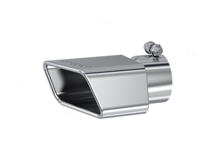 MBRP Universal Tip 4.50in x 2.75in ID Rectangle Angled Cut 3in OD Inlet 7in Lgth T304 Passenger Side - T5120 MBRP