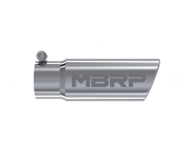 Load image into Gallery viewer, MBRP Universal Tip 3in O.D. Angled Rolled End 3 inlet 10 length - T5115