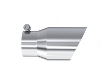 Load image into Gallery viewer, MBRP Universal Tip 4in O.D. Dual Wall Angled 3in inlet 8in length T304 - T5122