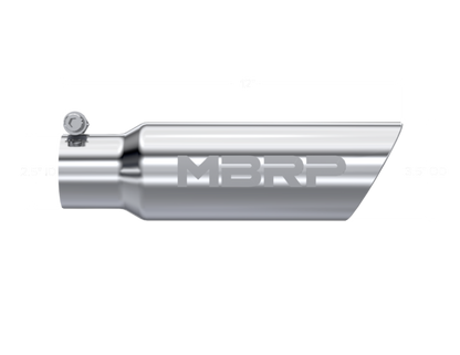 MBRP Universal Tip 3in O.D. Dual Wall Angled 2 inlet 12 length - T5106 MBRP