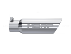 MBRP Universal Tip 3in O.D. Dual Wall Angled 2 inlet 12 length - T5106