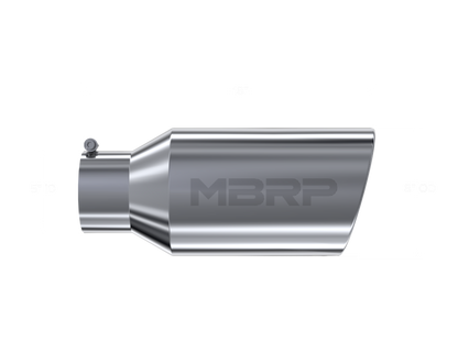 MBRP Universal Tip 8in OD Rolled End 5in Inlet 18in Length T304 - T5129 MBRP