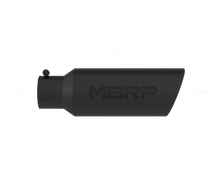 Load image into Gallery viewer, MBRP Tip, 6&quot; O.D. Rolled End, 4&quot; inlet 18&quot; in length, Black Coated