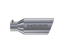 Load image into Gallery viewer, MBRP Universal Tip 7inch O.D. Rolled End 4inch inlet 18inch length - T304 (SINGLE TIP) - T5126