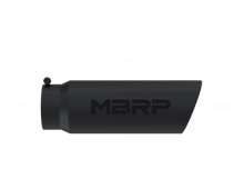 Load image into Gallery viewer, MBRP Universal Tip 6in OD Angled Rolled End 5in Inlet 18in Lgth Black Finish Exhaust