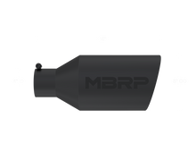 Load image into Gallery viewer, MBRP 8 Inch O.D. Rolled End 4 Inch Inlet 18 Inch Length Exhaust Tip T5128BLK