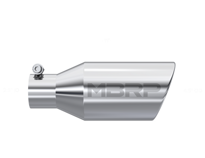 MBRP Universal Tip 4.5 O.D. Angle Rolled End 2.5 Inlet 11in Length - T304 - T5160 MBRP