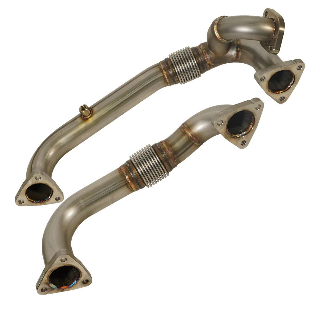 BD Diesel EXHAUST MANIFOLD & UP-PIPE KIT FORD F250/F350/F450/F550 SUPER DUTY 6.4L POWER STROKE 2008-2010 - 1041484 BD Diesel