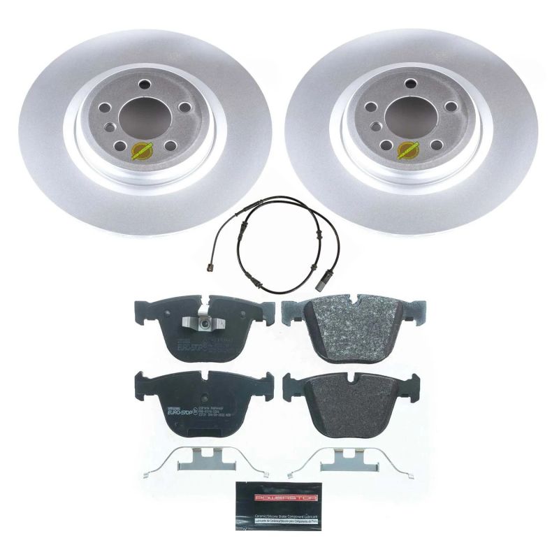 Power Stop 11-15 BMW 750Li Rear Euro-Stop Brake Kit PowerStop