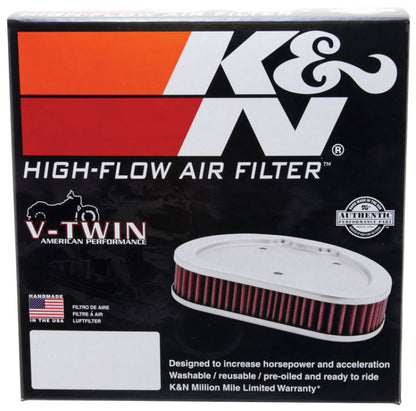 K&N Replacement Air Filter 1.625in H for Harley Davidson K&N Engineering