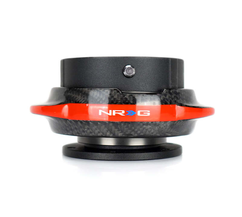 NRG Quick Release Gen 2.2 - Black Body / Carbon Fiber Red Ring - SRK-220BK-CF/RD