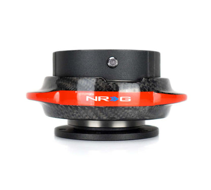 NRG Quick Release Gen 2.2 - Black Body / Carbon Fiber Red Ring - SRK-220BK-CF/RD
