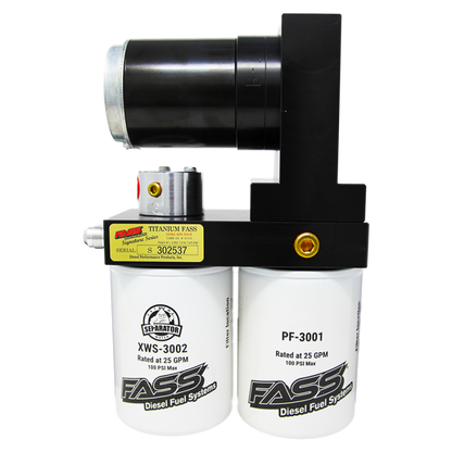 FASS Class 8 290gph/16-18psi Titanium Signature Series Fuel Air Separation System TS 290G