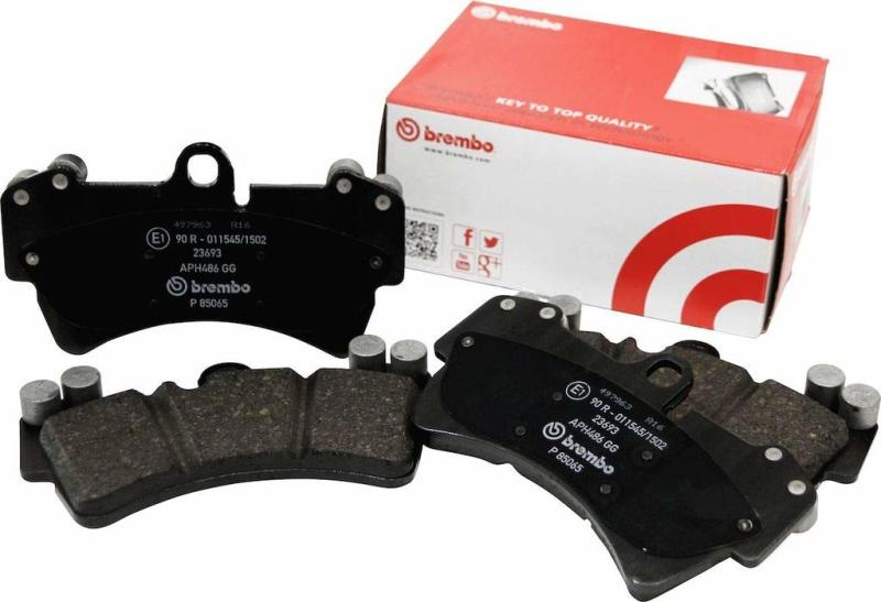 Brembo 07-15 Audi Q7/03-06 Porsche Cayenne/08-10 Cayenne Front Premium Low-Met OE Equivalent Pad Brembo OE