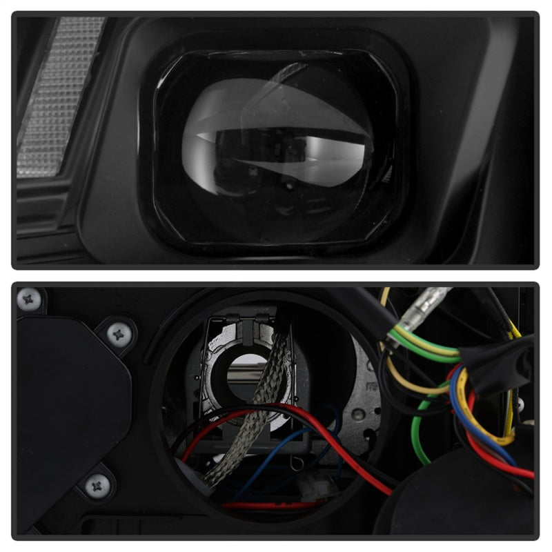 Spyder 13-16 Audi A4/S4 HID Model Only Projector Headlights - Black PRO-YD-AA413HIDSI-BK SPYDER