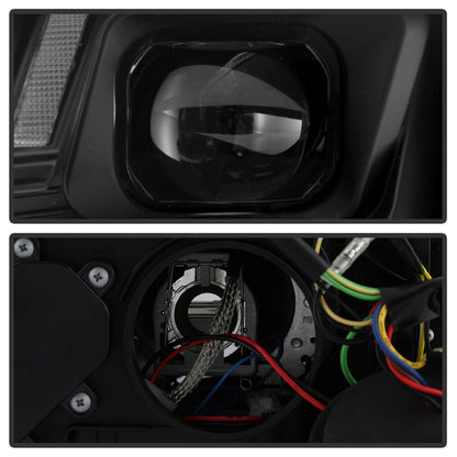 Spyder 13-16 Audi A4/S4 HID Model Only Projector Headlights - Black PRO-YD-AA413HIDSI-BK SPYDER