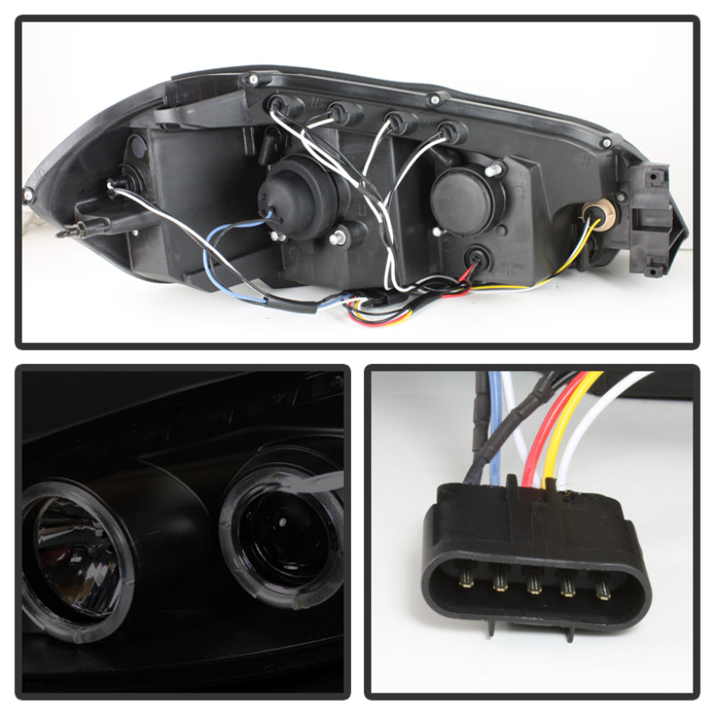 Spyder Chevy Impala 06-13 Projector Headlights LED Halo LED Blk Smke PRO-YD-CHIP06-HL-BSM SPYDER