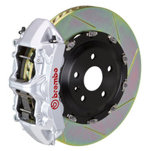 Load image into Gallery viewer, Brembo 11-16 528i Front GT BBK 6 Piston Cast 365x34 2pc Rotor Slotted Type1-Silver