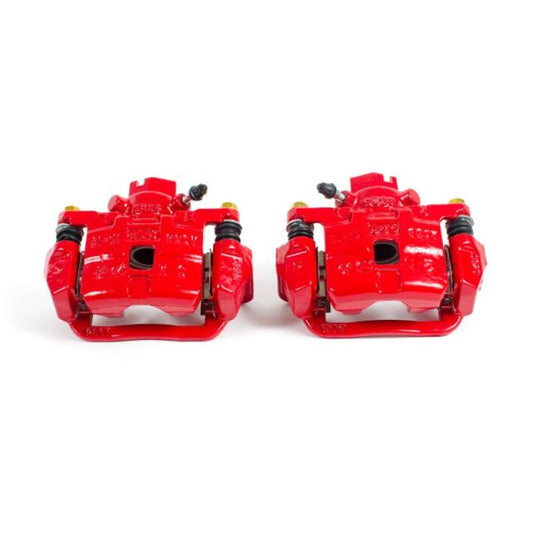 Power Stop 03-06 Subaru Baja Rear Red Calipers w/Brackets - Pair PowerStop