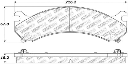 StopTech Street Disc Brake Pads - 305.07840 Stoptech