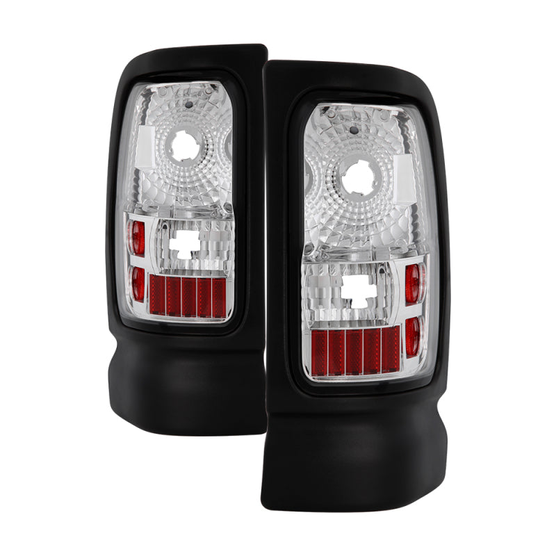 Xtune Dodge Ram 1500/2500/3500 94-01 Euro Style Tail Lights Chrome ALT-ON-DRAM94-C SPYDER