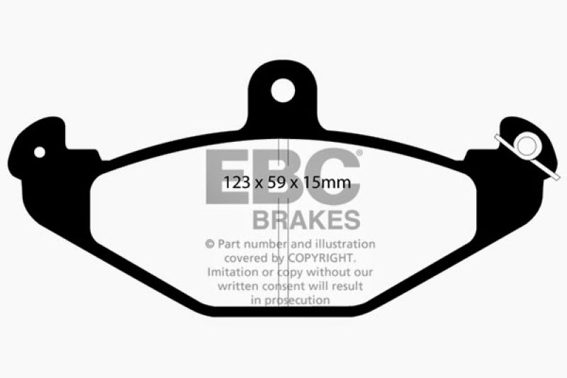 EBC BlueStuff Rear Brake Pads - DP5885NDX