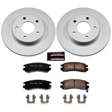 Load image into Gallery viewer, Power Stop 94-96 Cadillac DeVille Rear Z17 Evolution Geomet Coated Brake Kit