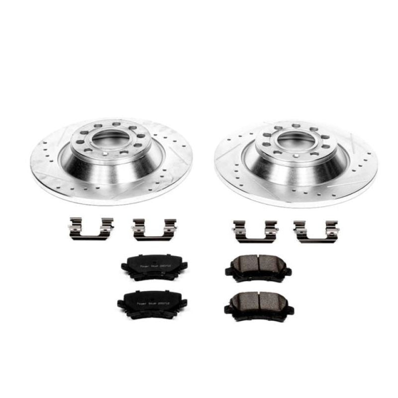 Power Stop 05-11 Audi A6 Rear Z23 Evolution Sport Brake Kit PowerStop