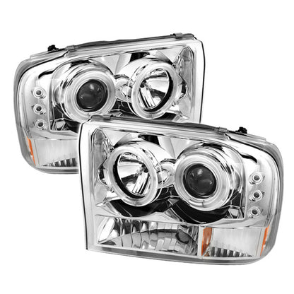 Spyder Ford F250 Super Duty 99-04 Projector Version 2 LED Halo LED Chrm PRO-YD-FF25099-1P-G2-C SPYDER