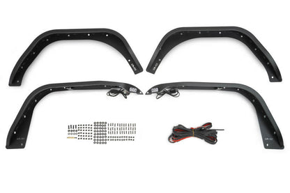 DV8 Offroad 18-25 Jeep Wrangler JL Slim Fender Flares FDJL-07