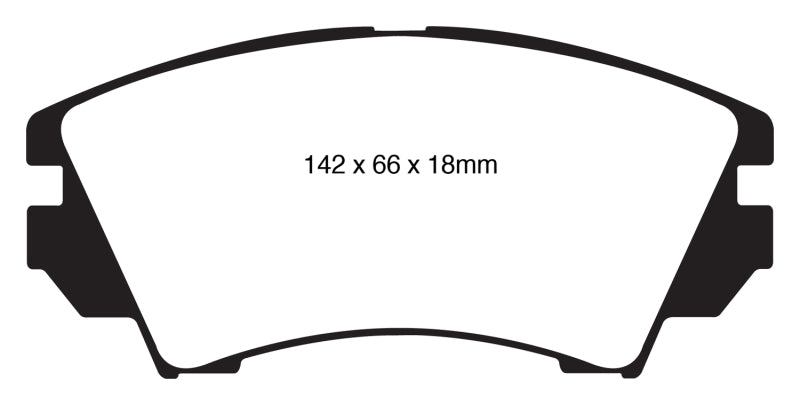 EBC GreenStuff Front Brake Pads - DP22014 EBC