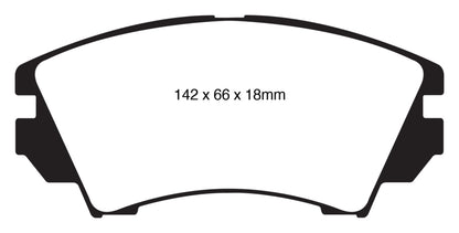 EBC YellowStuff Front Brake Pads - DP42014R EBC