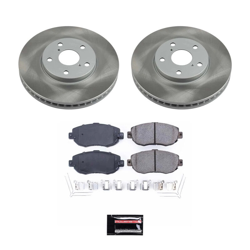 Power Stop 02-10 Lexus SC430 Front Semi-Coated Rotor Kit