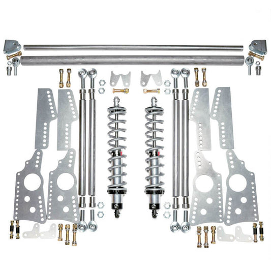 QA1 Heavy Duty Pro Rear Drag 4-Link System - Single Adjustable - 110lb Springs