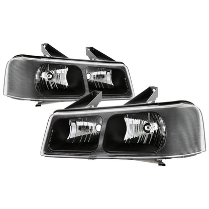 xTune 03-17 Chevrolet Express 1500 OEM Style Headlights - Black (HD-JH-CEX03-OE-BK) SPYDER