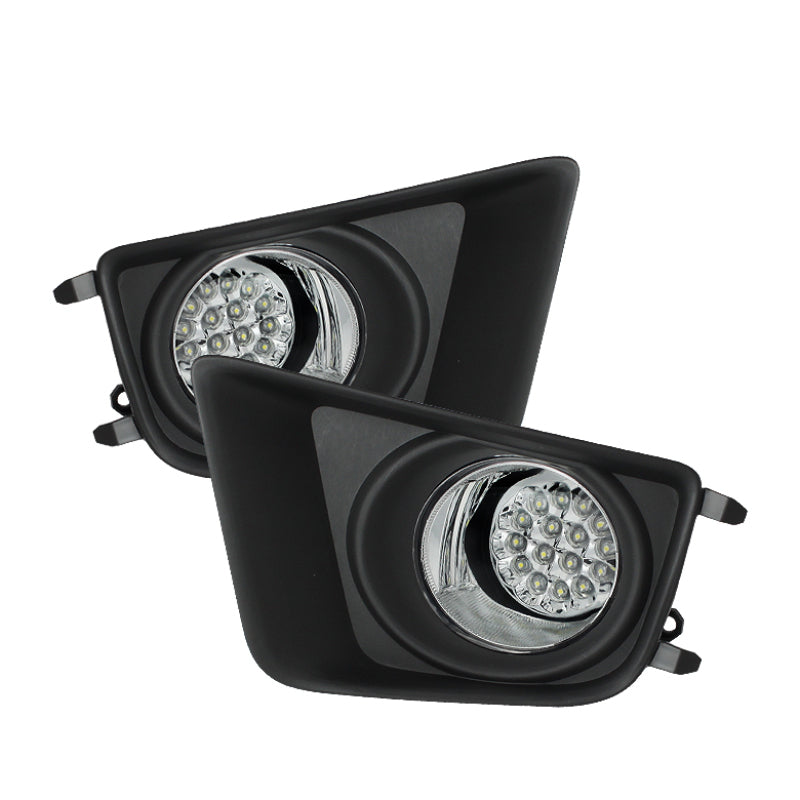 Spyder Toyota Tacoma 2012-2015 LED Fog Lights w/Switch Clear FL-LED-TTA2012-C SPYDER