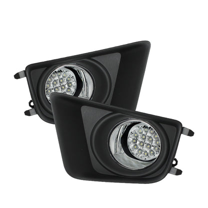 Spyder Toyota Tacoma 2012-2015 LED Fog Lights w/Switch Clear FL-LED-TTA2012-C SPYDER