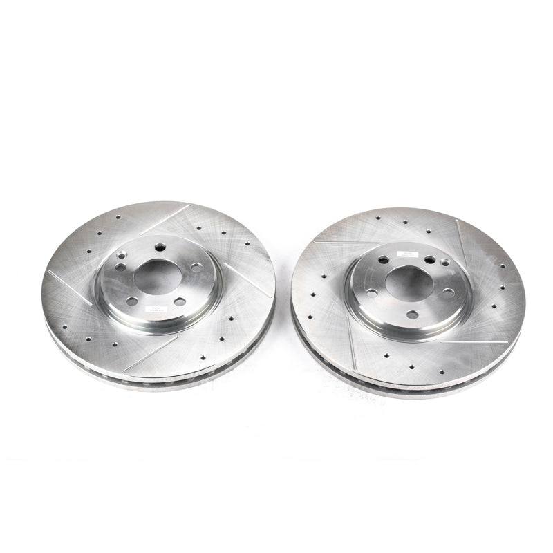 Power Stop 07-09 Mercedes-Benz E350 Front Evolution Drilled & Slotted Rotors - Pair PowerStop