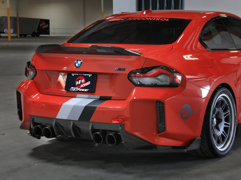 aFe CONTROL Front / Rear Tow Hook BMW M2 (G87) 23-25 L6-3.0L (tt) S58 - 450-502004-R - Red
