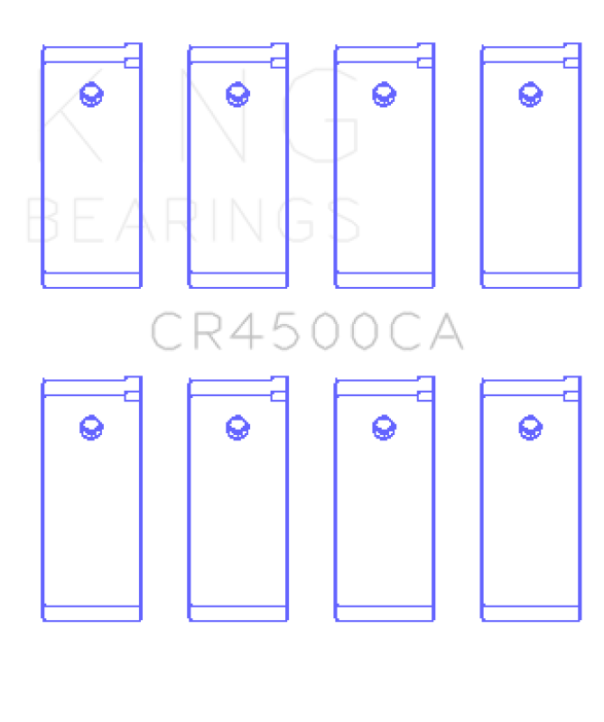 King Engine Bearings Nissan Yd22/Yd25 (Size +0.50mm) Connecting Rod Bearing Set