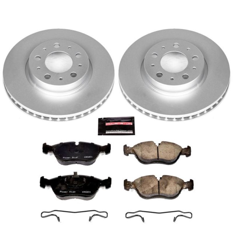 Power Stop 94-97 Volvo 850 Front Z23 Evolution Sport Coated Brake Kit PowerStop