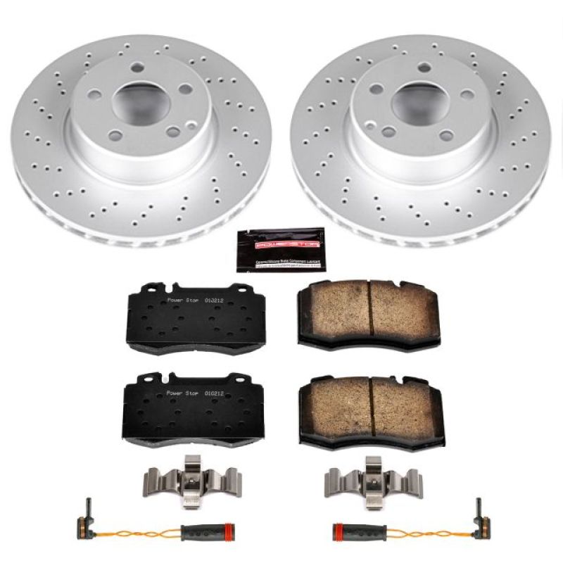 Power Stop 03-06 Mercedes-Benz CL500 Front Z23 Evolution Sport Coated Brake Kit PowerStop