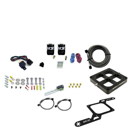 Nitrous Express Dry, Dual Stage Billet Crossbar Plate System 100-1000 HP (4500 Flange)-No - 66247-00