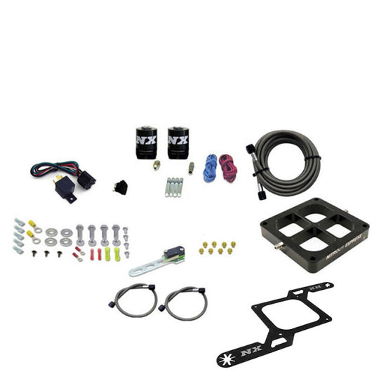 Nitrous Express Dry, Dual Stage Billet Crossbar Plate System 100-1000 HP (4500 Flange)-No - 66247-00