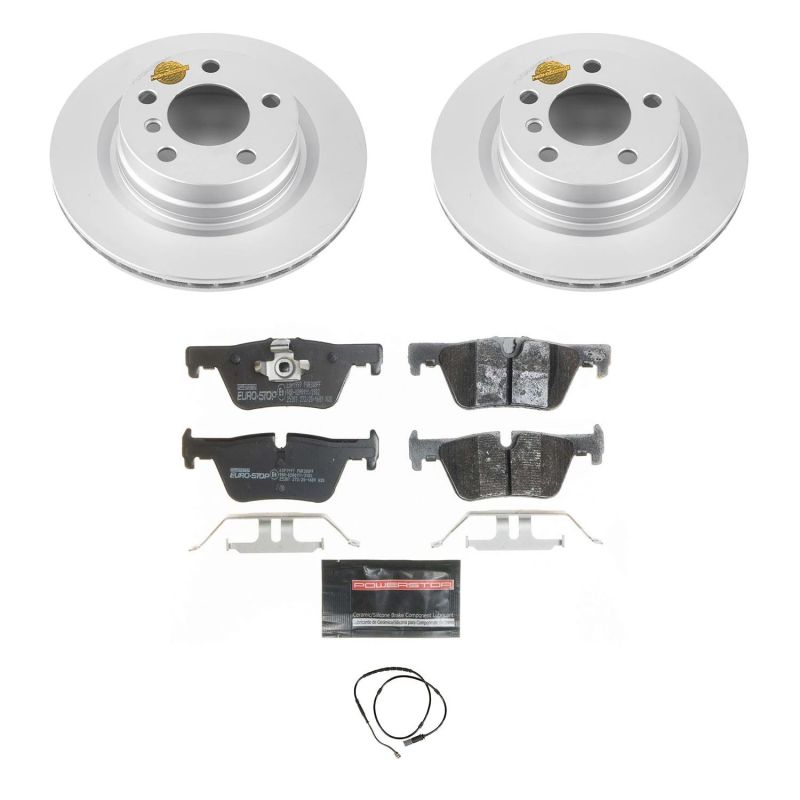 Power Stop 14-16 BMW 228i Rear Euro-Stop Brake Kit PowerStop