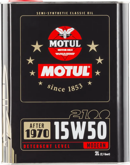 Motul 15W50 Classic 2100 Oil - 10x2L Motul