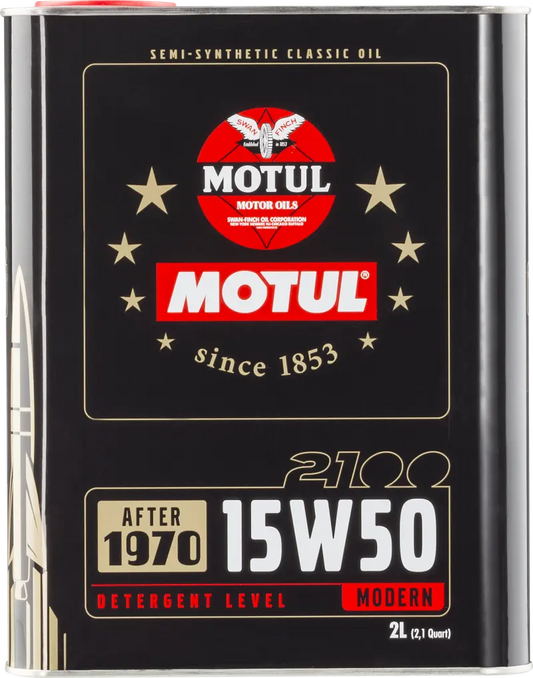 Motul 15W50 Classic 2100 Oil - 10x2L Motul