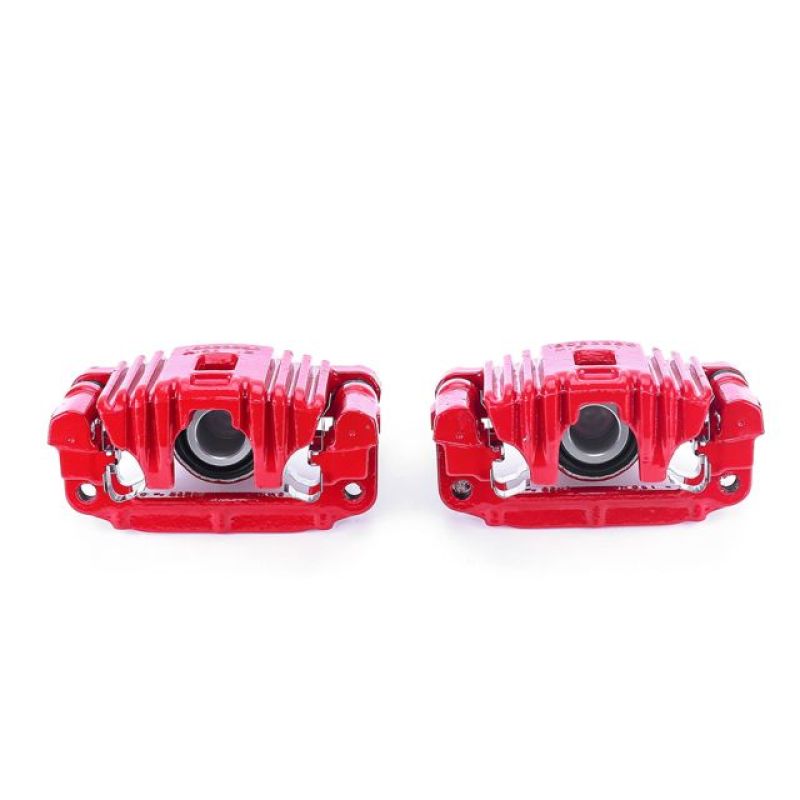 Power Stop 99-04 Oldsmobile Alero Rear Red Calipers w/Brackets - Pair PowerStop